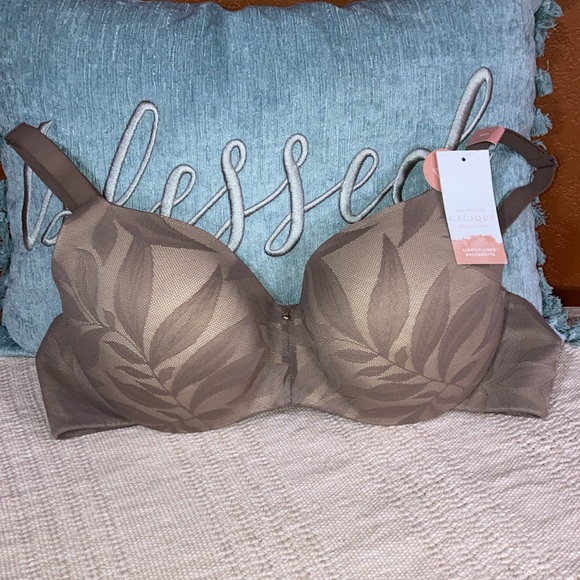 Cacique lightly lined balconette bra size 38D NWT - Picture 9 of 9
